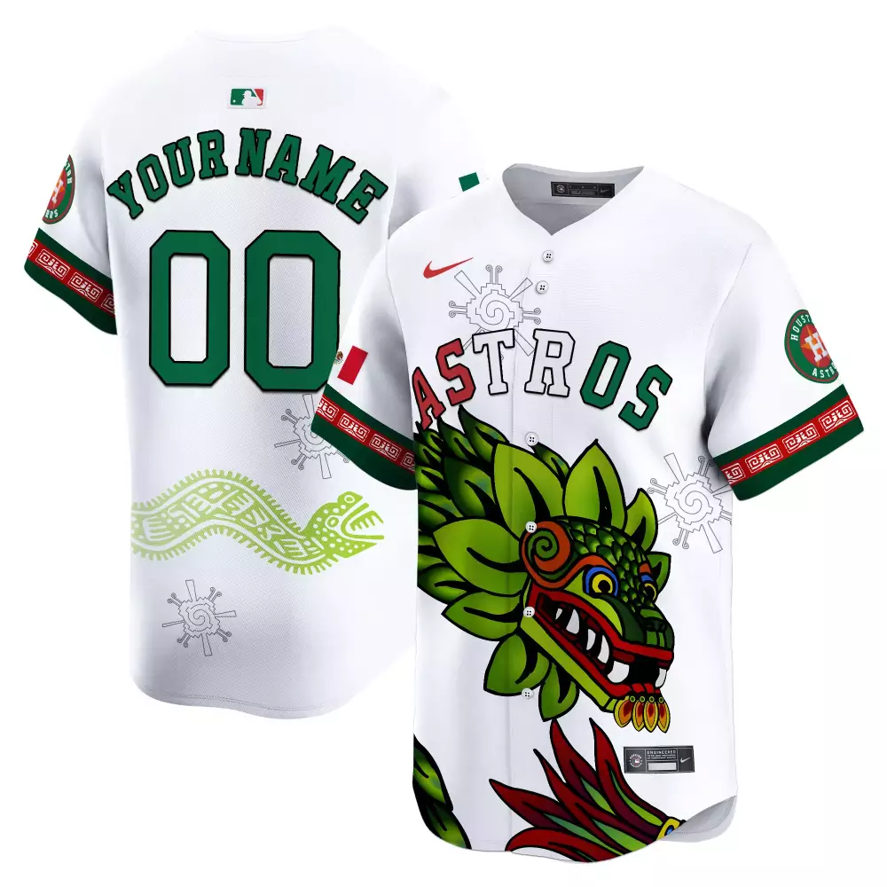 Custom Red Astros Vapor Premier Jersey | All Stitched Aztec Design 2023 | Stylish Fan Gear for All
