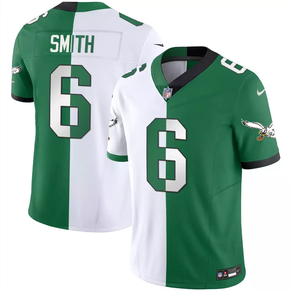 devonta smith 6 philadelphia eagles city edition vapor limited jersey yellow all stitched