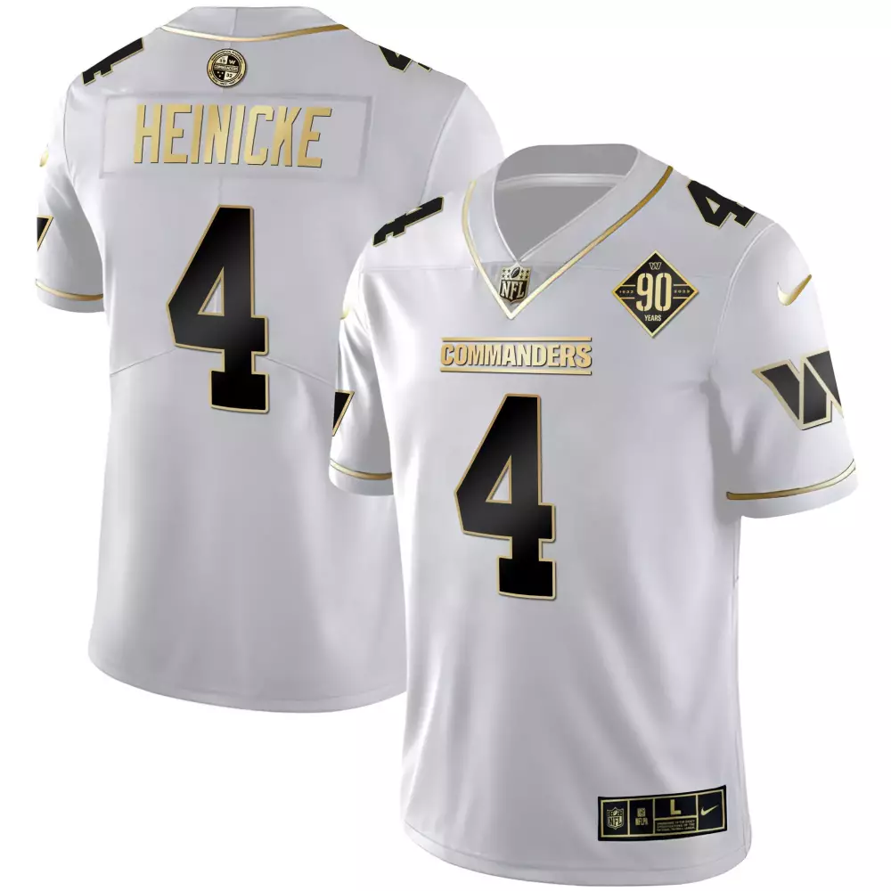 Heinicke 4 Washington Commanders White Vapor Jersey | Stitched | 2023 Edition | For Men