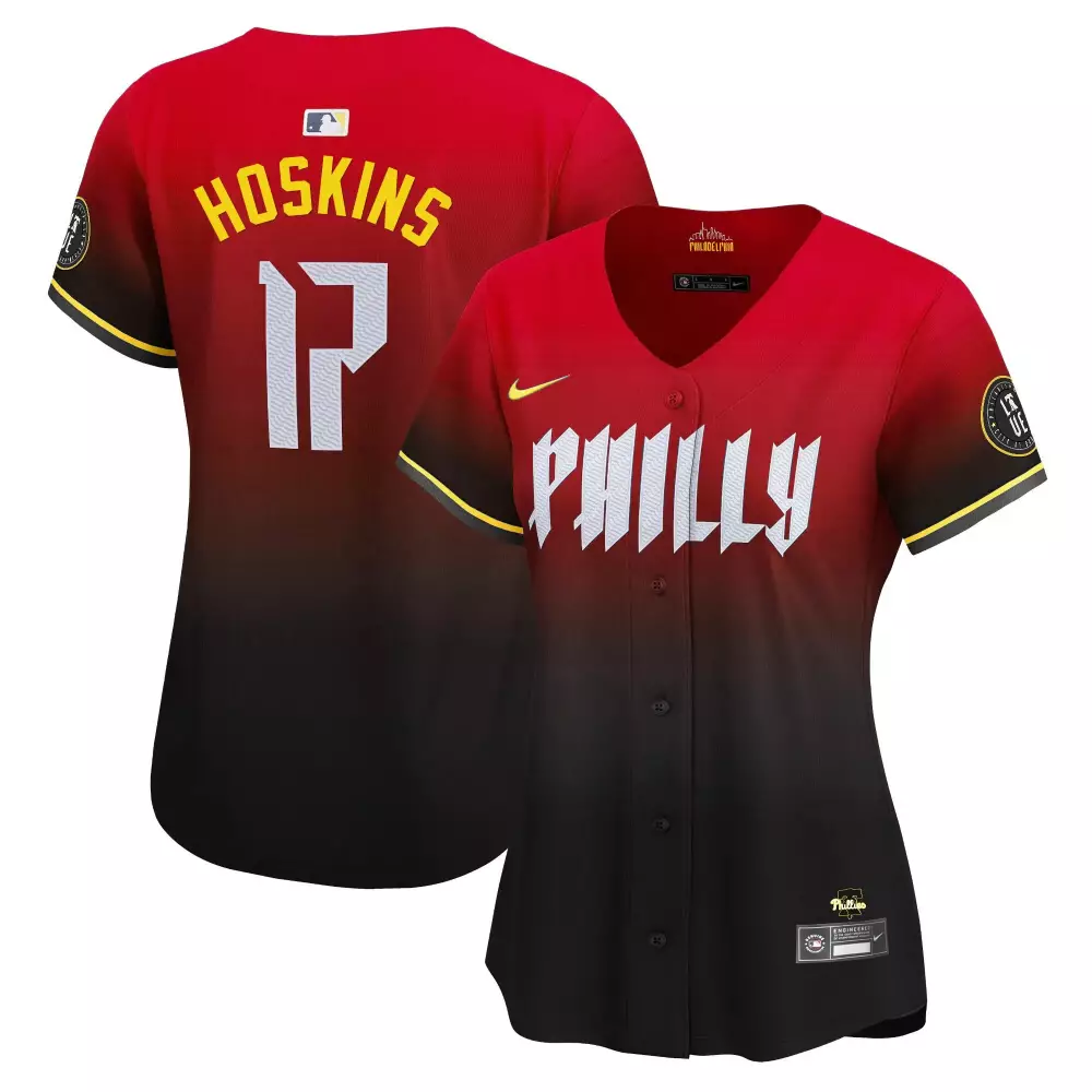 Hoskins 17 Philadelphia Phillies 2024 Red Independence Day All Stitched Vapor Jersey | Celebrate in Style | For Men, Women & Youth
