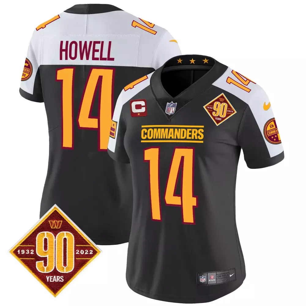 Howell 14 Washington Commanders 2023 Stitched Vapor Jersey | White | For Men, Women & Youth
