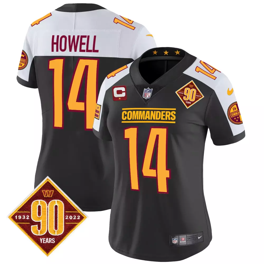 Howell 14 Washington Commanders 2023 Stitched Vapor Jersey | White | For Men, Women & Youth
