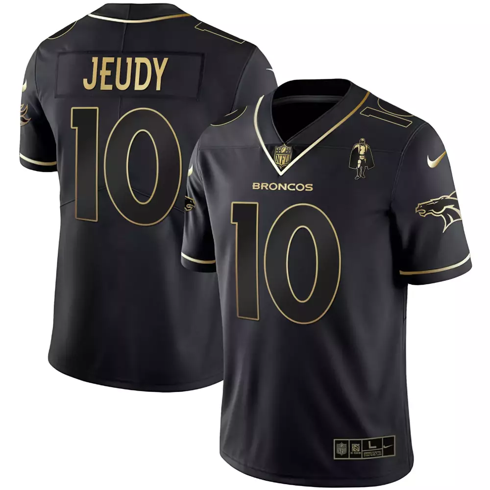 Jeudy 10 Denver Broncos Men's White Stitched Vapor Jersey | 2023 Limited Edition | Perfect Fan Gear for Game Day | For Men, Women & Youth