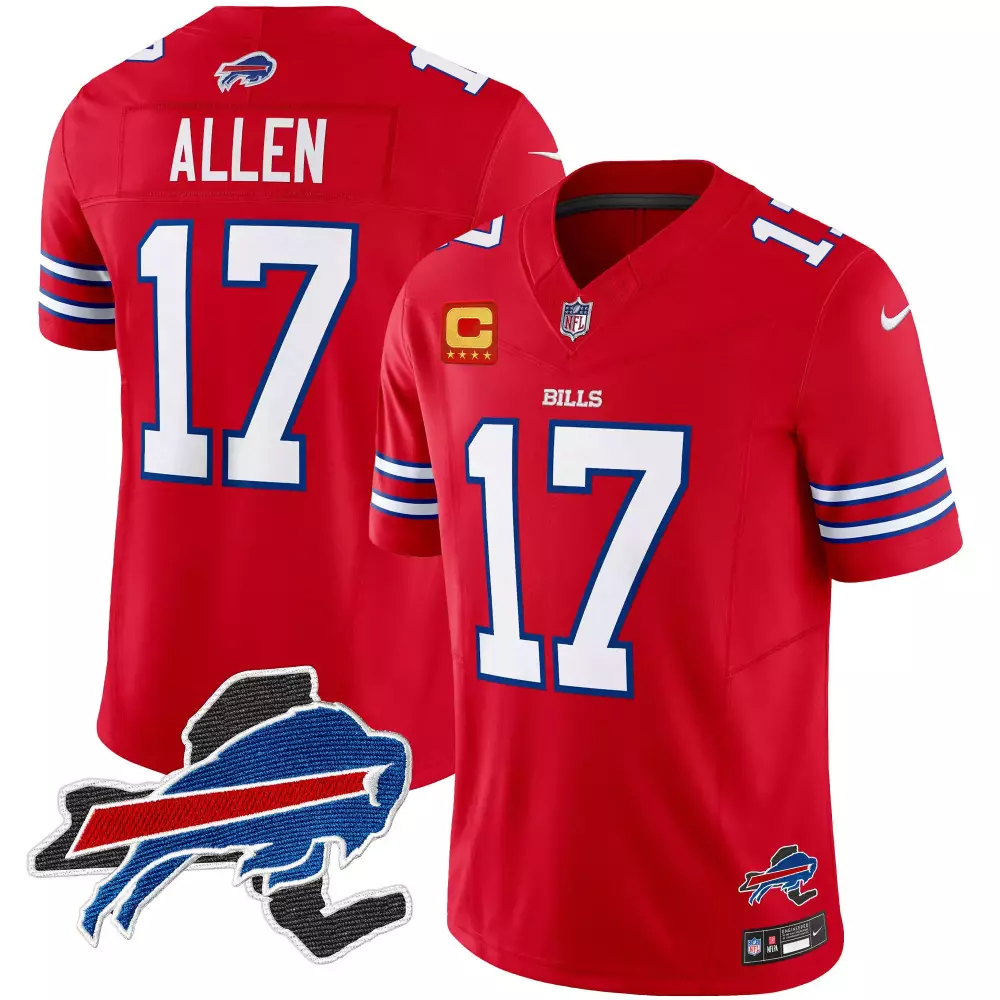 Josh Allen 17 Buffalo Bills Blue Jersey | 2023 All Stitched Vapor Style | Perfect for Game Day | For Men, Women & Youth