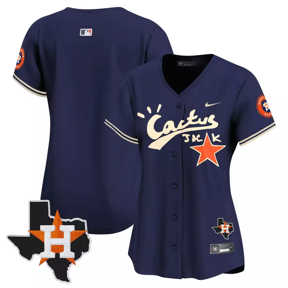 Justin Verlander Women's Houston Astros Home Cooperstown Limited Jersey | 2022 Champions | Stitched | For Men, Women & Youth