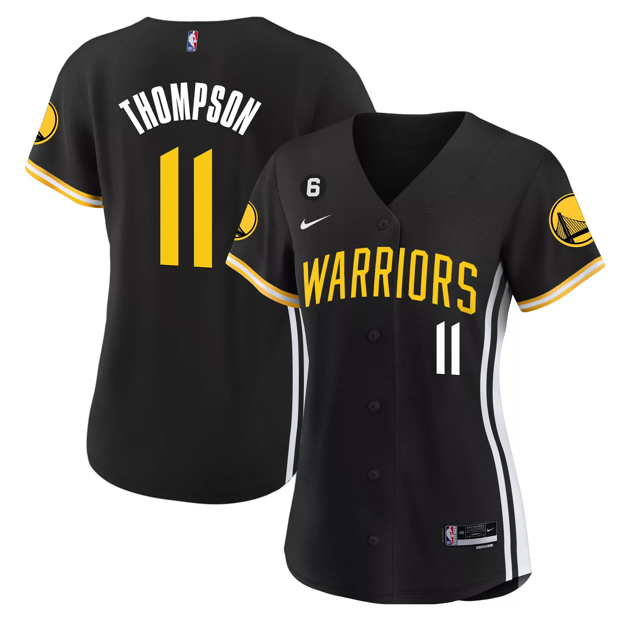 klay thompson 11 golden state warriors 2023 men s all stitched vapor jersey white edition