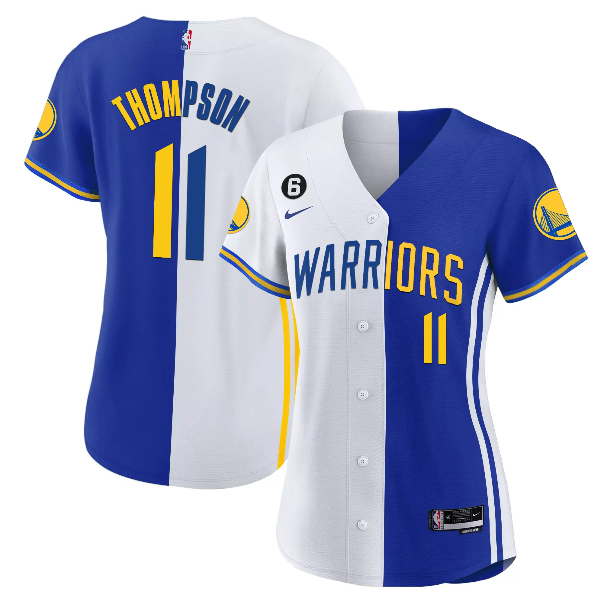 klay thompson 11 golden state warriors women s blue all stitched vapor jersey