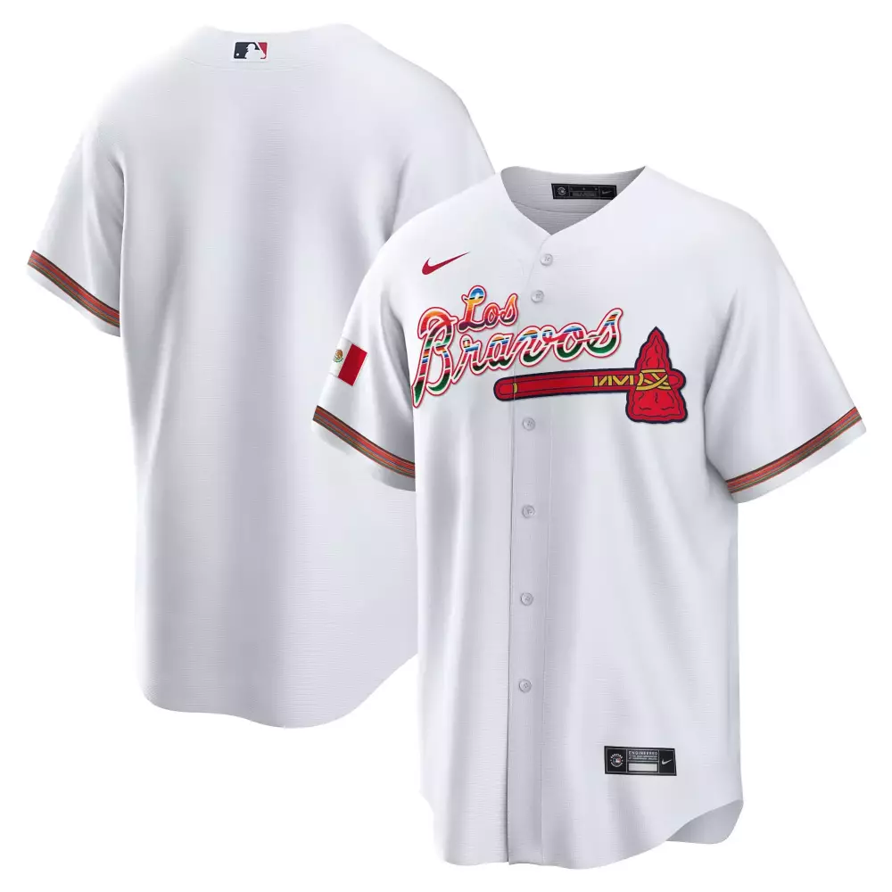 los bravos mexico custom jersey navy all stitched vapor jersey