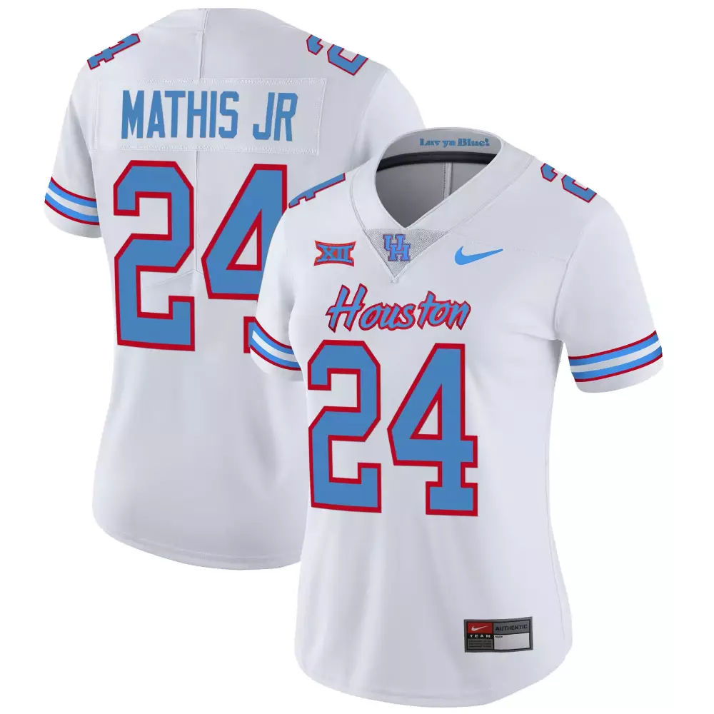 manjack iv 0 men s white houston cougars vapor jersey all stitched 2025 embroidered xii patch