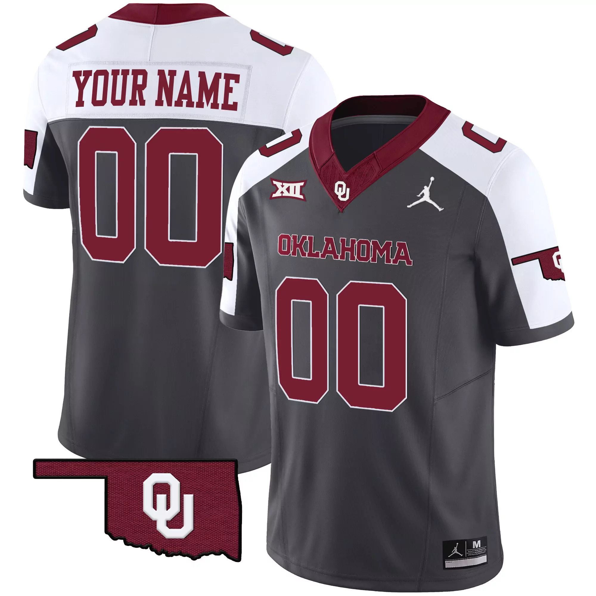 oklahoma sooners gameday greats youth nil pick a player lightweight women s basketball jersey white
