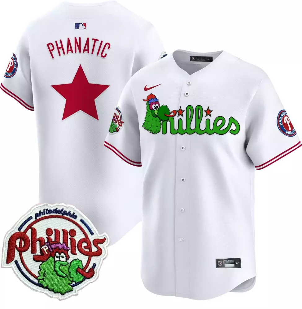 Throwback Cooperstown Collection Limited Jersey | Philadelphia Phillies White | Stylish Fan Gear | For Men, Women & Youth