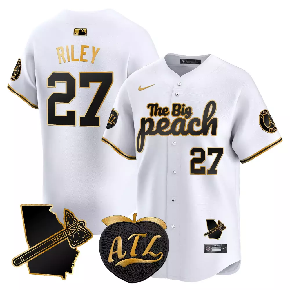 Ronald Riley 27 Atlanta Braves 2023 Green Stitched Jersey | Name Patch | Game Day Outfit for Men, Women & Youth