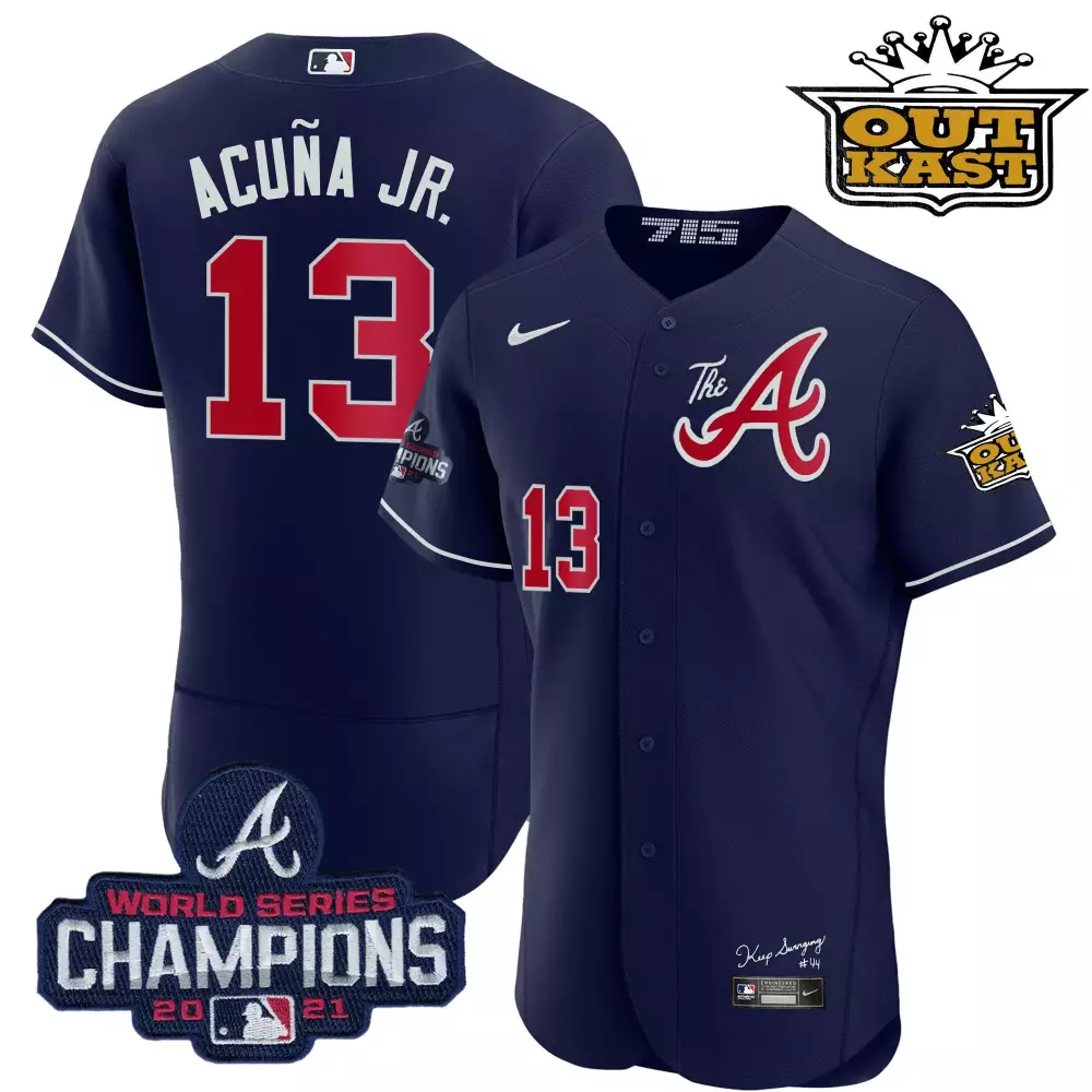 ronald acua jr 13 atlanta braves black stitched jersey name patch men s vapor 2023