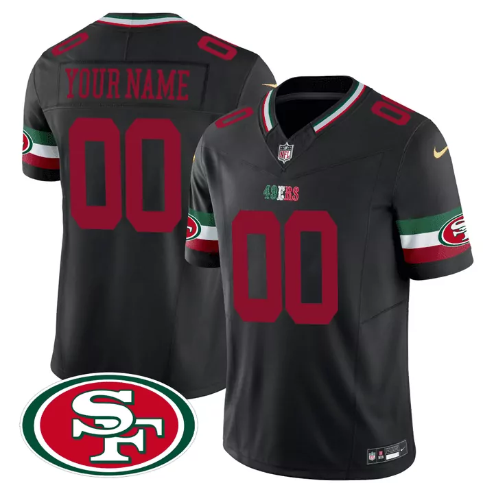 San Francisco 49ers Black All Stitched Jersey | Name Patch 2023 Men’s Style | Limited Edition Fan Gear | For Men, Women & You