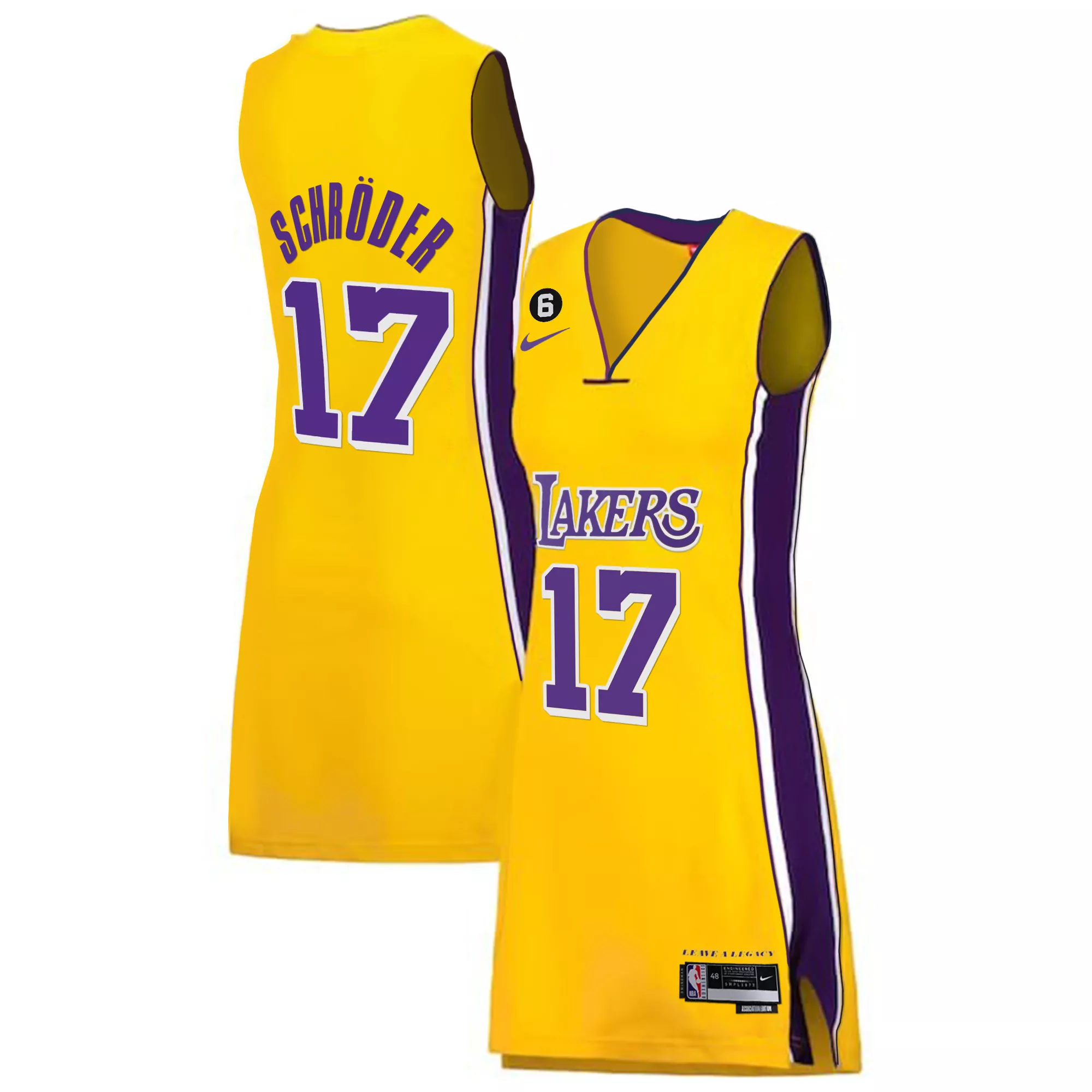 schrder 17 los angeles lakers women s gold all stitched vapor jersey 2023
