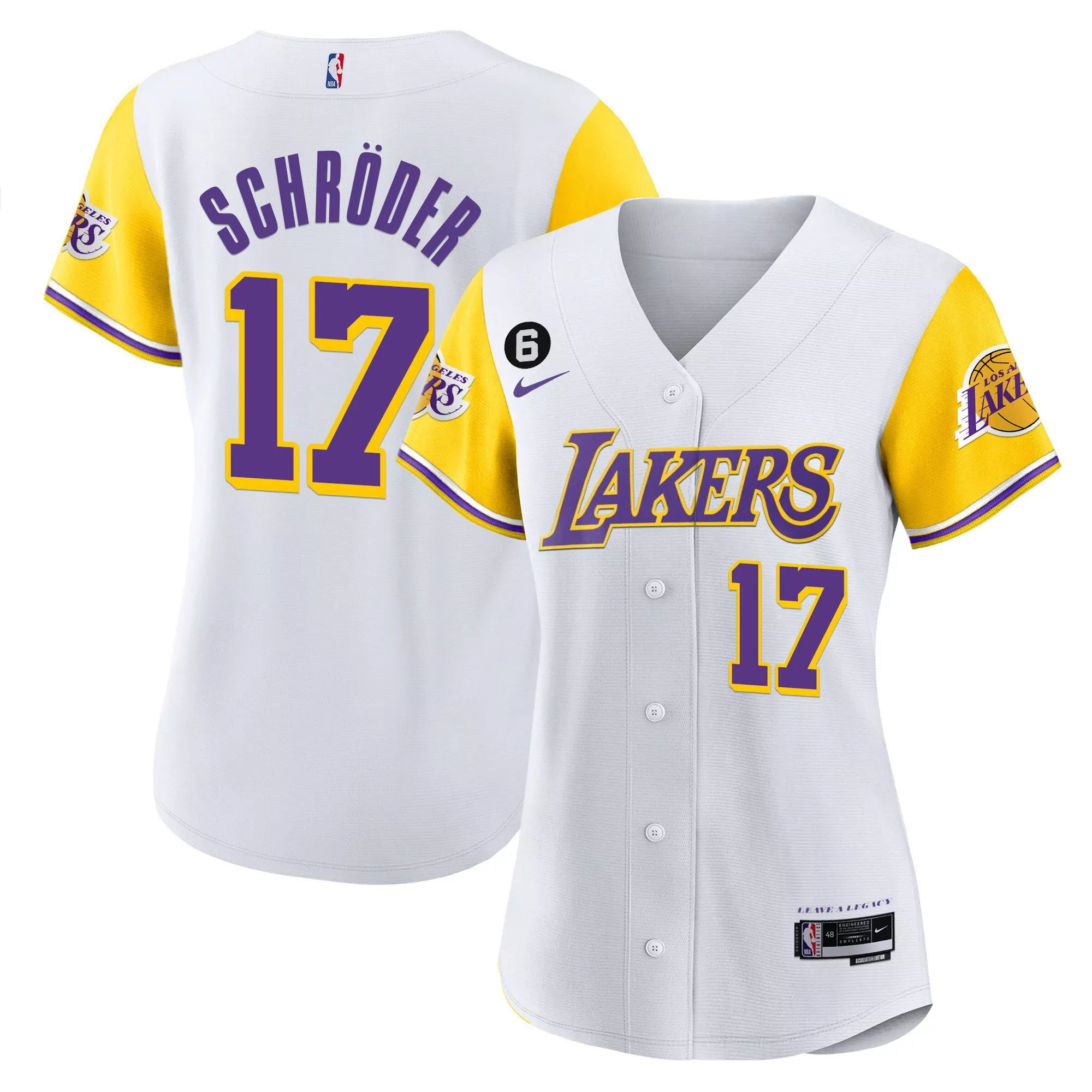schrder 17 los angeles lakers women s gold all stitched vapor jersey 2023