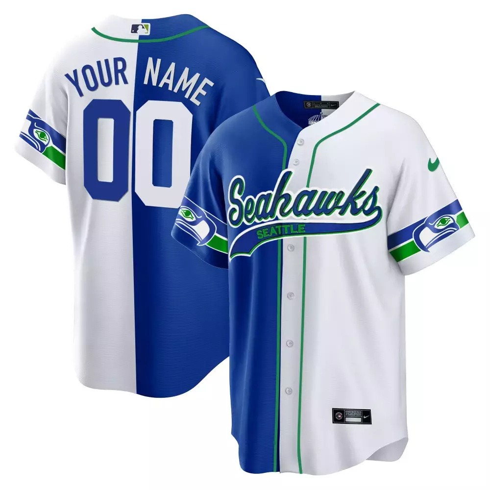 Seattle Seahawks College Navy Custom Game Jersey | Unique Fan Gear | For Men, Women & Youth