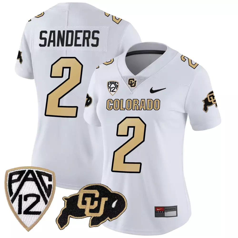 Shedeur Sanders 2 Colorado Buffaloes 2023 Stitched Jersey | Black | Game Day Outfit | For Men