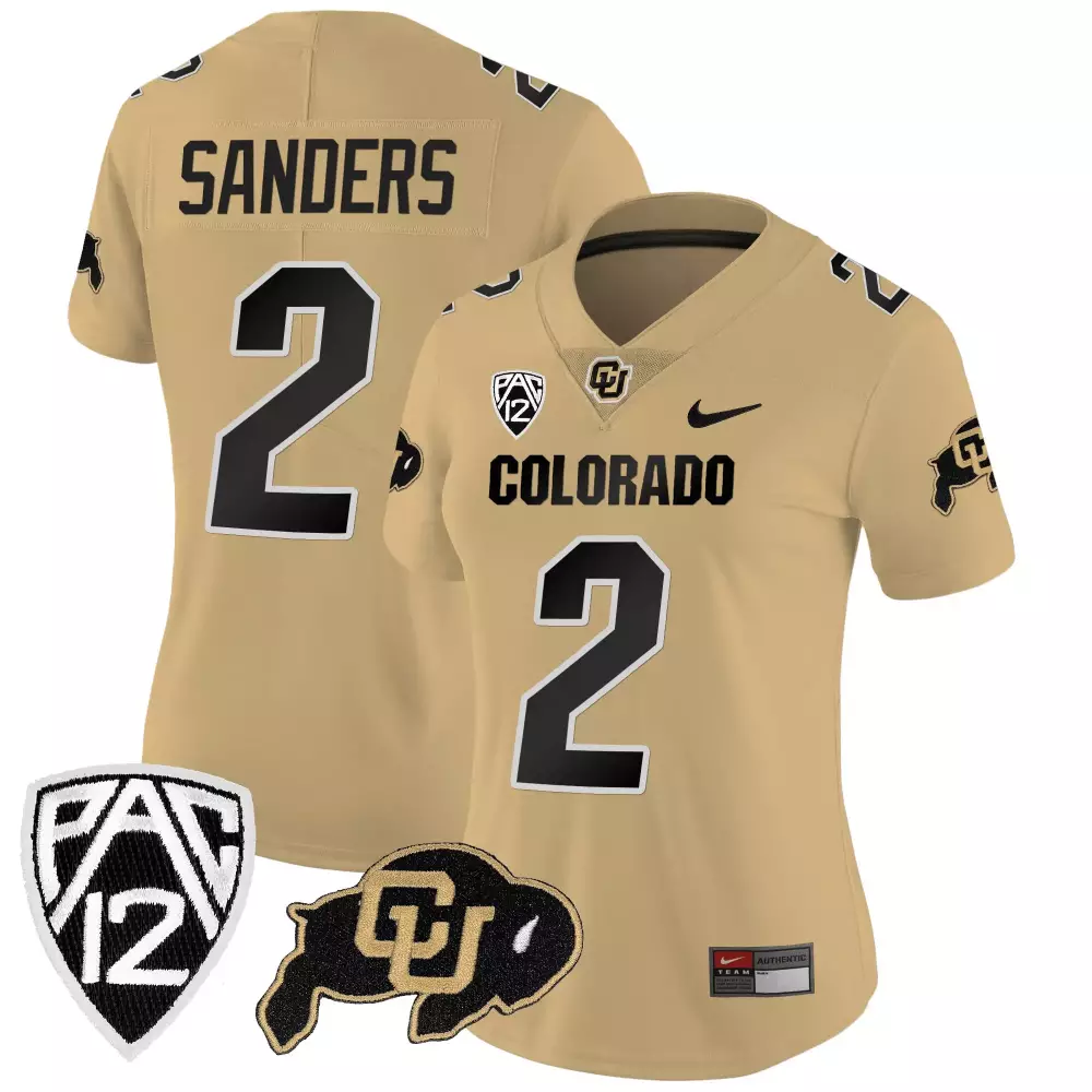 Shedeur Sanders 2 Colorado Buffaloes 2023 Stitched Jersey | Gray | Fan Gear for Game Day | For Men