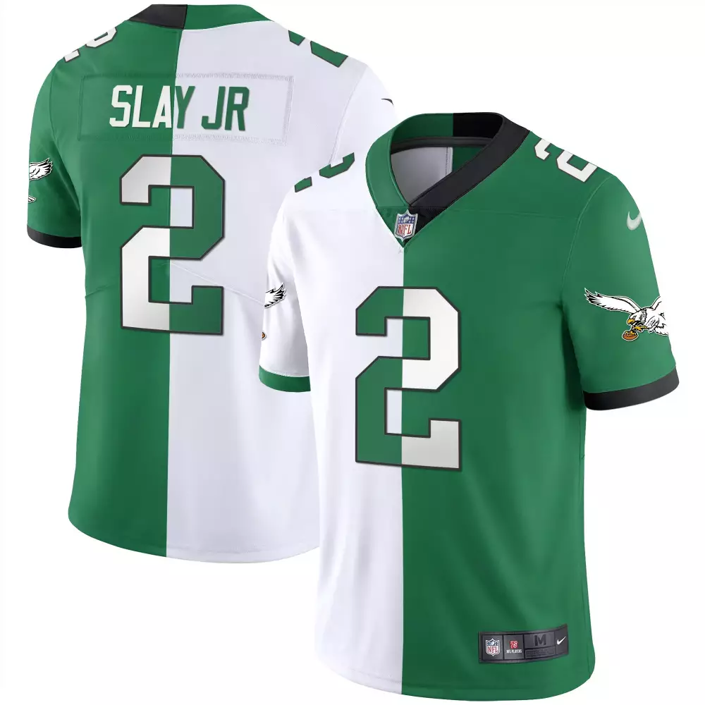 Slay Jr. 2 Philadelphia Eagles Black Stitched Jersey 2023 | Limited Edition NFL Fan Gear | For Men, Women & Youth