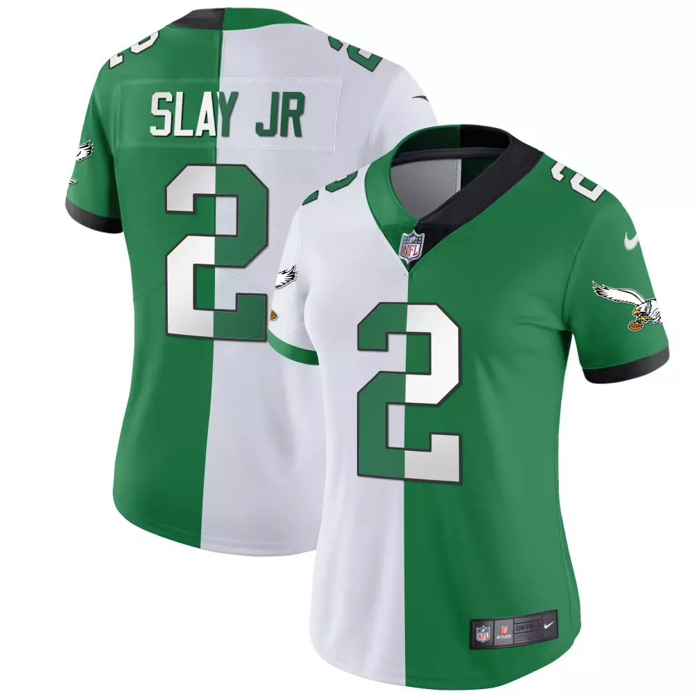 Slay Jr 2 Philadelphia Eagles Kelly Green Stitched Vapor Jersey 2023 | All Stitched for Women | For Men, Women & Youth