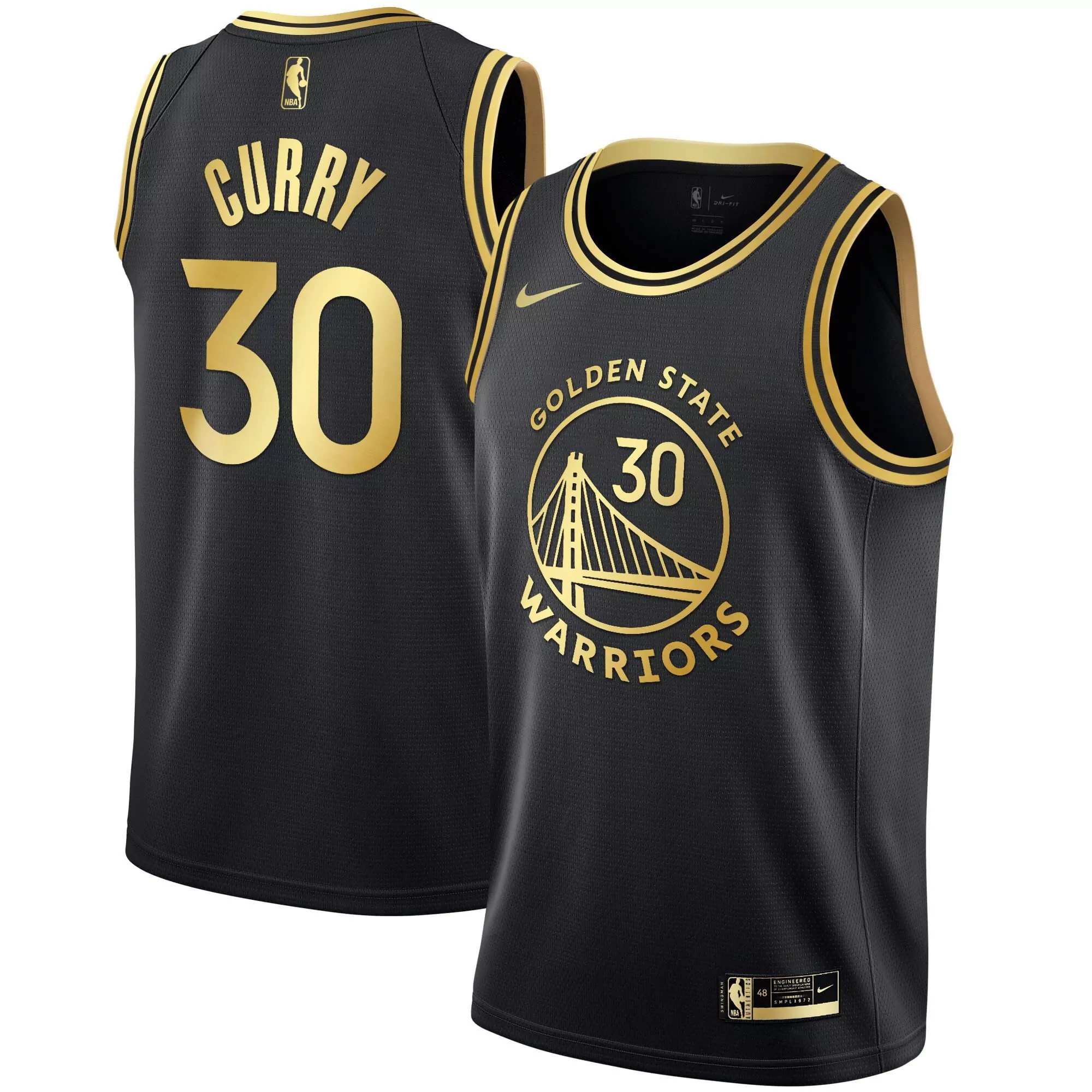 stephen curry 30 golden state warriors black jersey 2023 men s all stitched vapor jersey