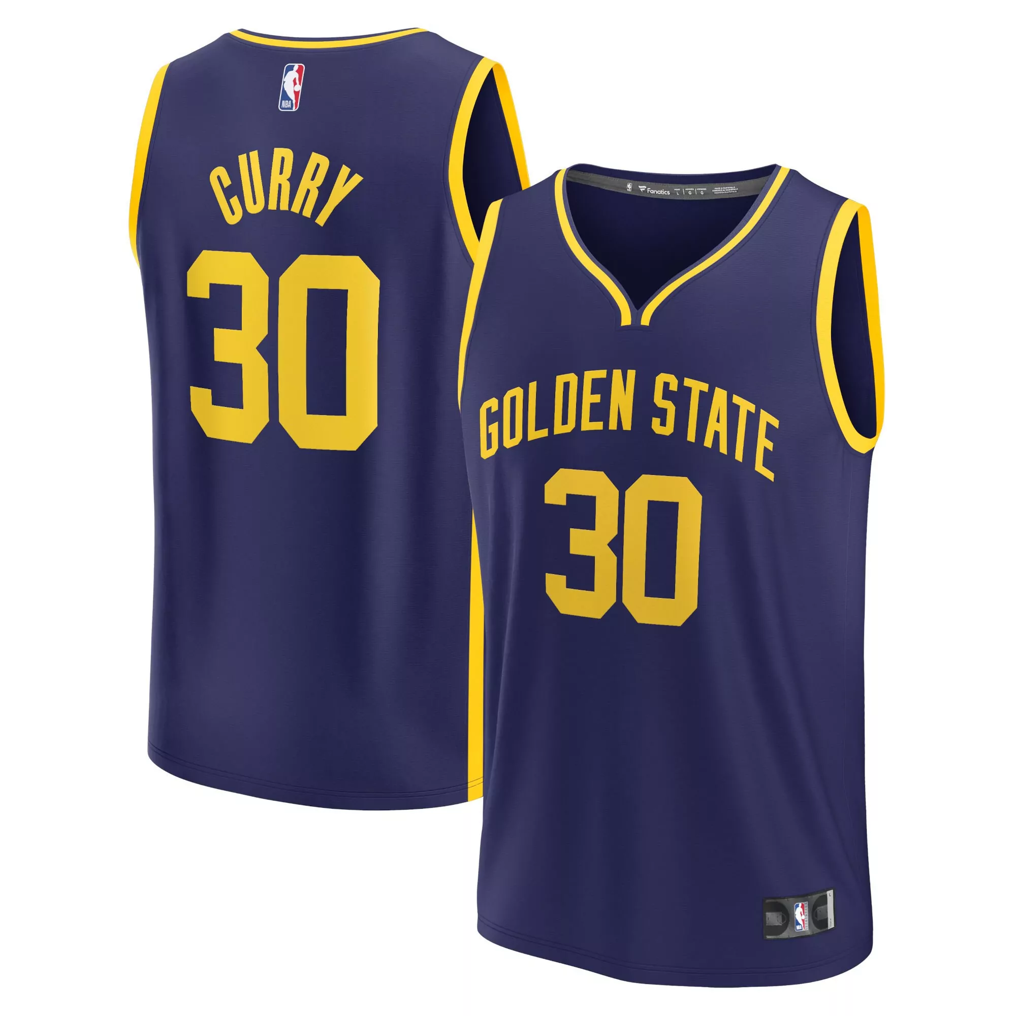 stephen curry 30 golden state warriors navy all stitched jersey men s name patch 2023