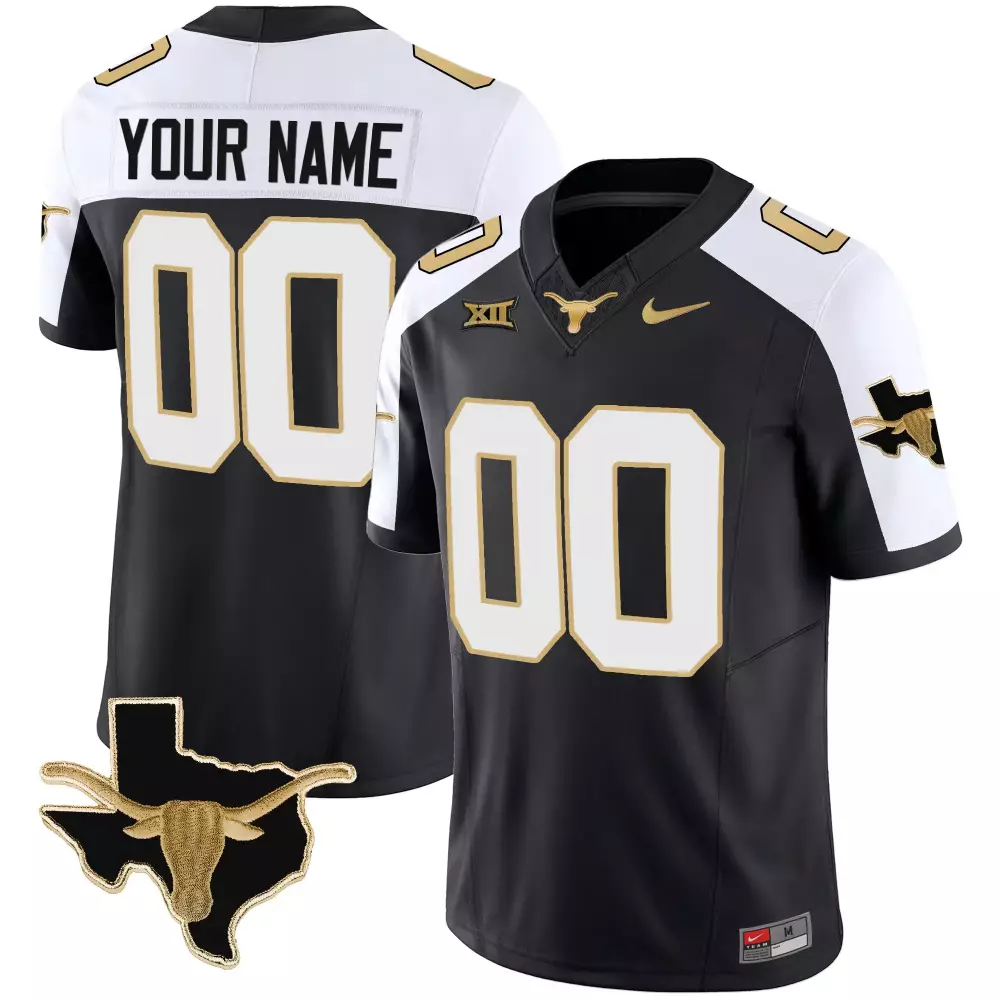 Texas Longhorns Black Custom Jersey | All Stitched Vapor Limited Edition 2023 | Perfect Gift for Fans | For Men, Women & Youth