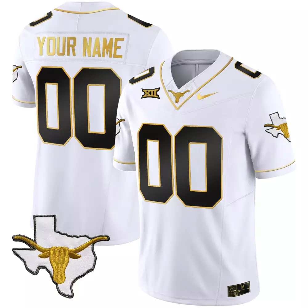 Texas Longhorns 2023 Custom Stitched Vapor Jersey | White | For Game Day | For Men, Women & Youth