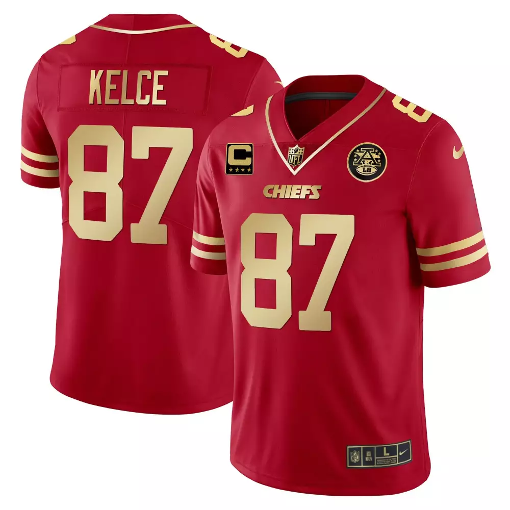 Travis Kelce Kansas City Chiefs Red All Stitched Vapor Jersey | Ultimate Fan Gear | For Men, Women & Youth