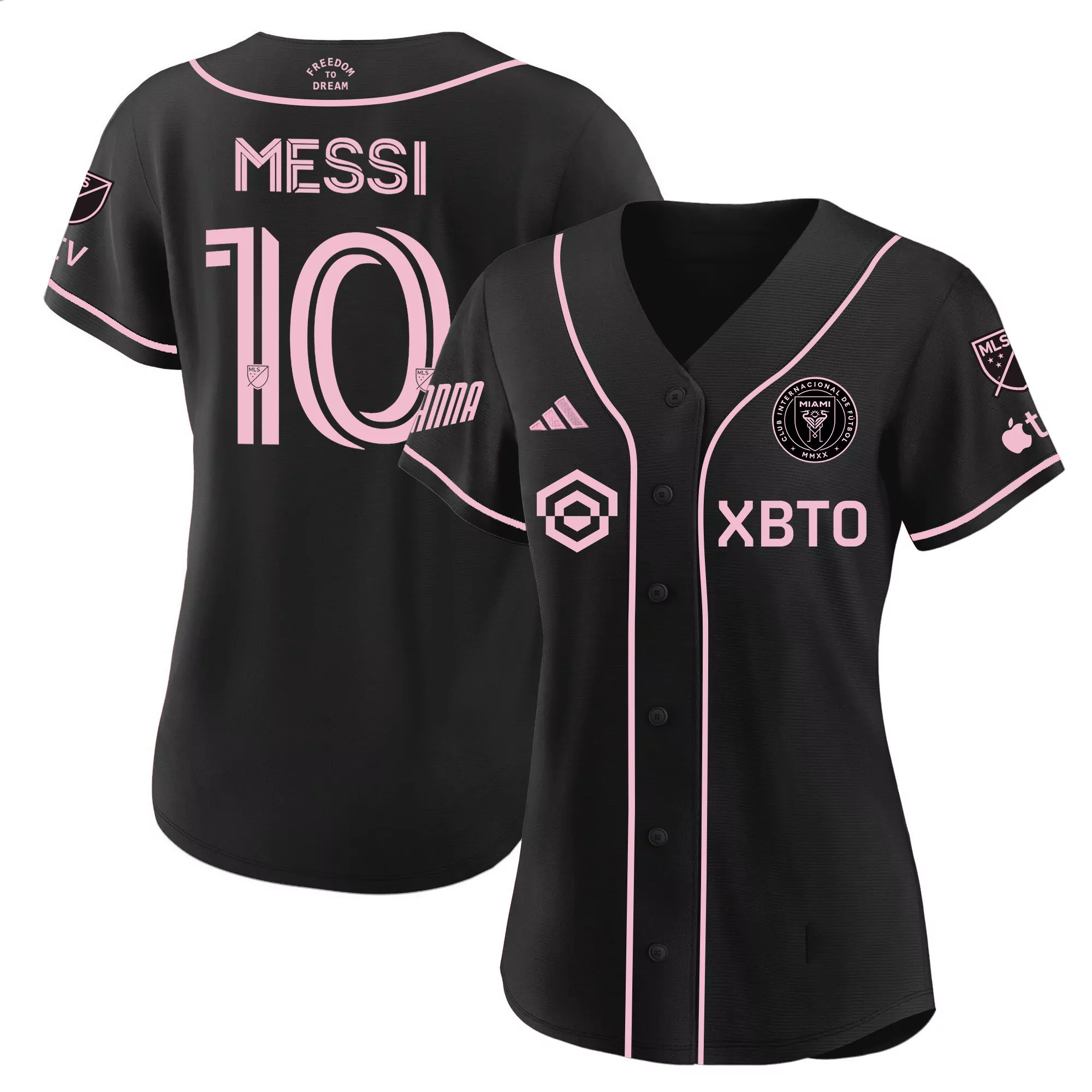 women s black lionel messi 10 inter miami all stitched vapor jersey 2023 5