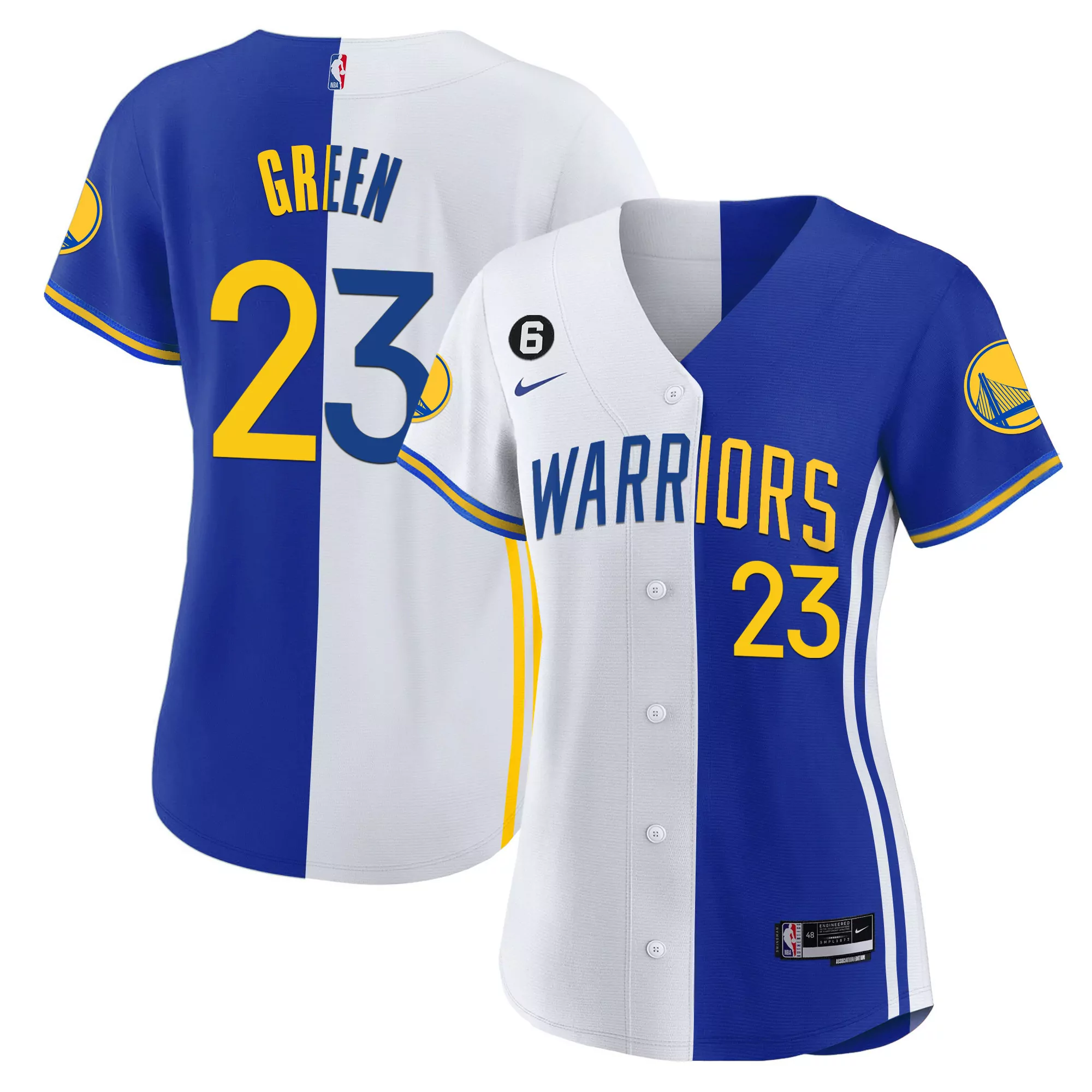 women s golden state warriors jersey blue white all stitched vapor 6 2023