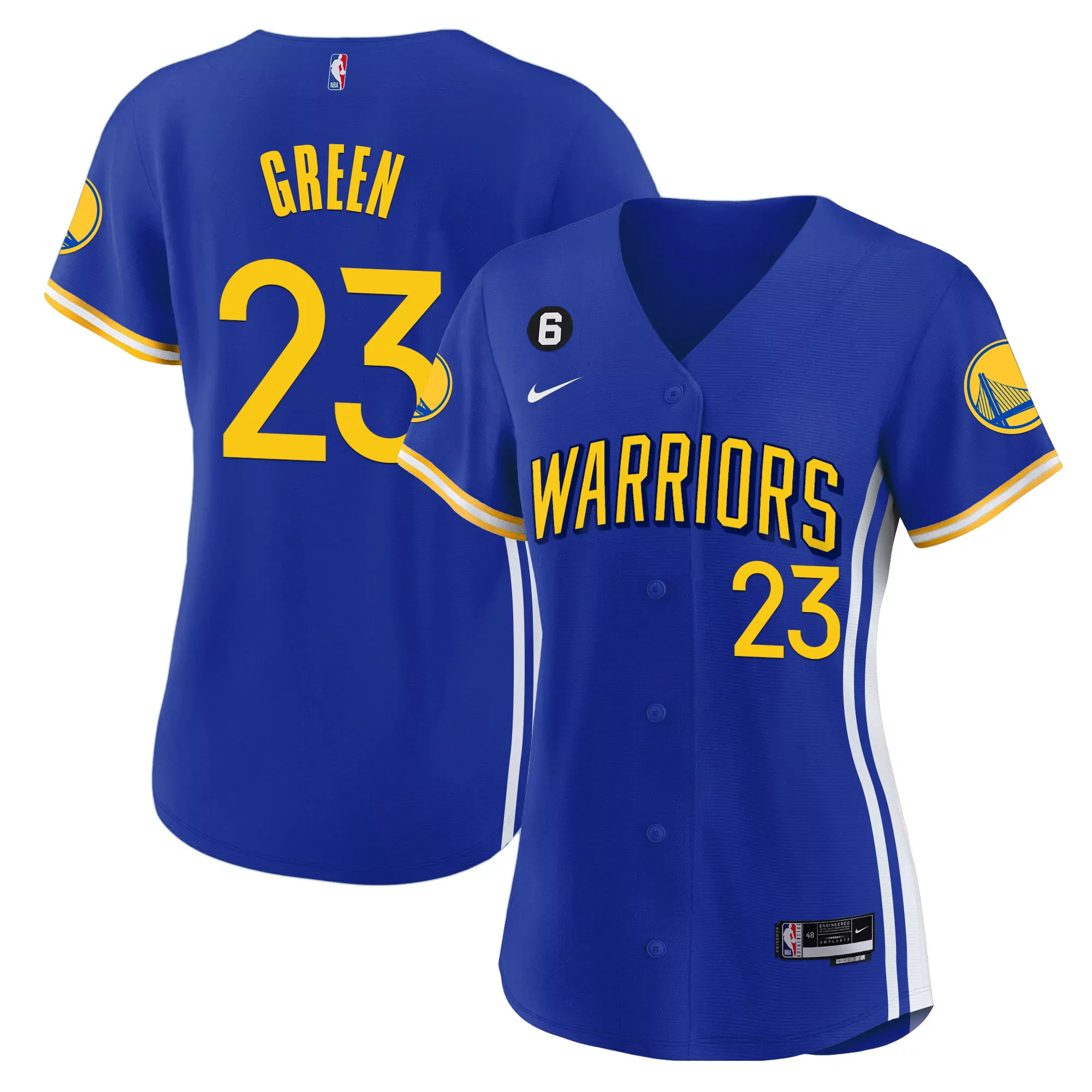 women s golden state warriors jersey blue white all stitched vapor 6 2023