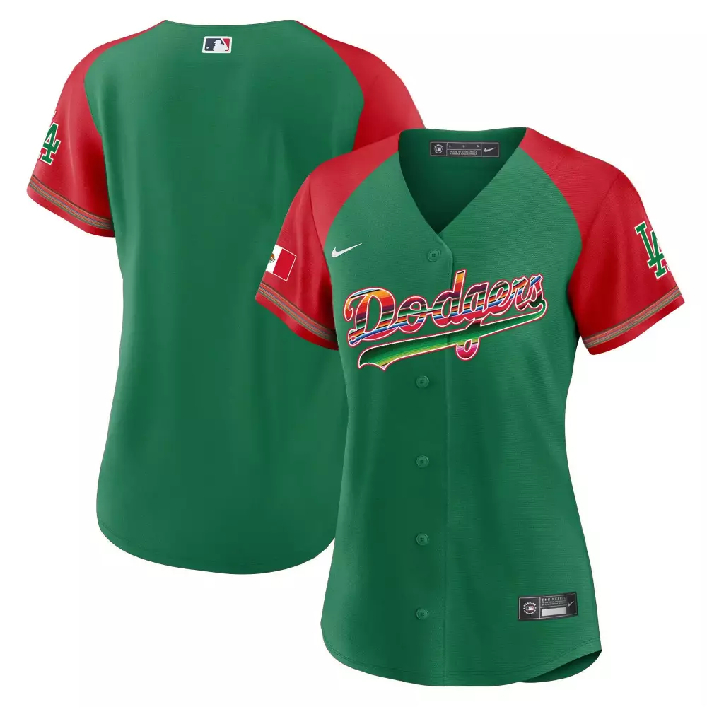 Women's Green Dodgers Alternate Jersey | Urias 7 Stitched Vapor 2023 | Stylish Fan Gear | For Women & Youth