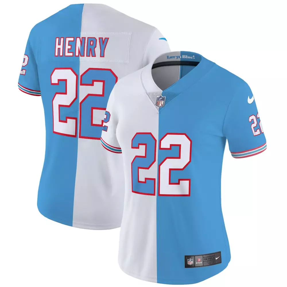 Women’s Limited Vapor Jersey | Henry 22 Titans | Light Blue & White | All Stitched | For Wom