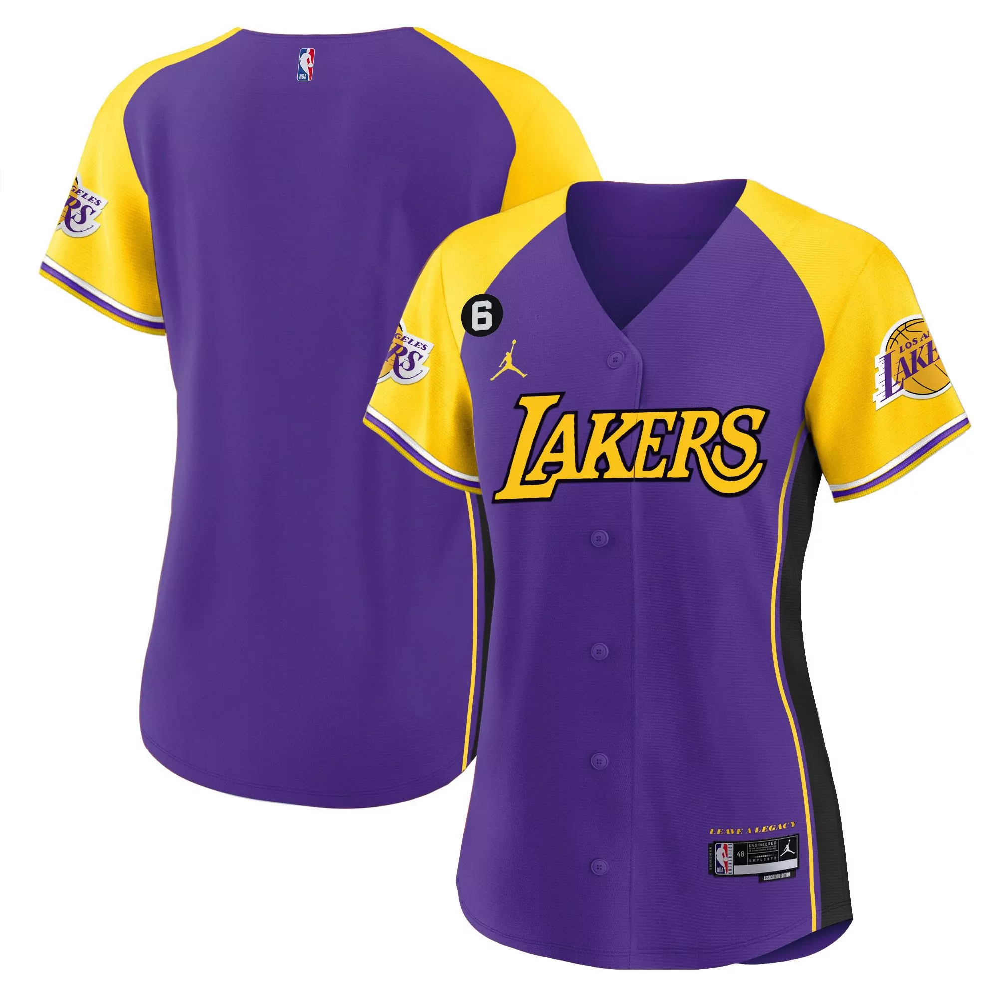 women s los angeles lakers jersey white yellow all stitched vapor 6 2023 edition