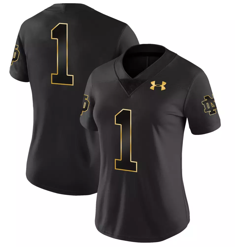 women s navy tyree 4 notre dame fighting irish all stitched vapor limited jersey