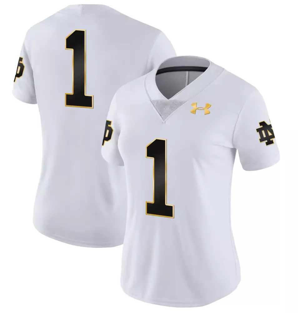 women s notre dame fighting irish green vapor limited jersey bertrand 27 all stitched