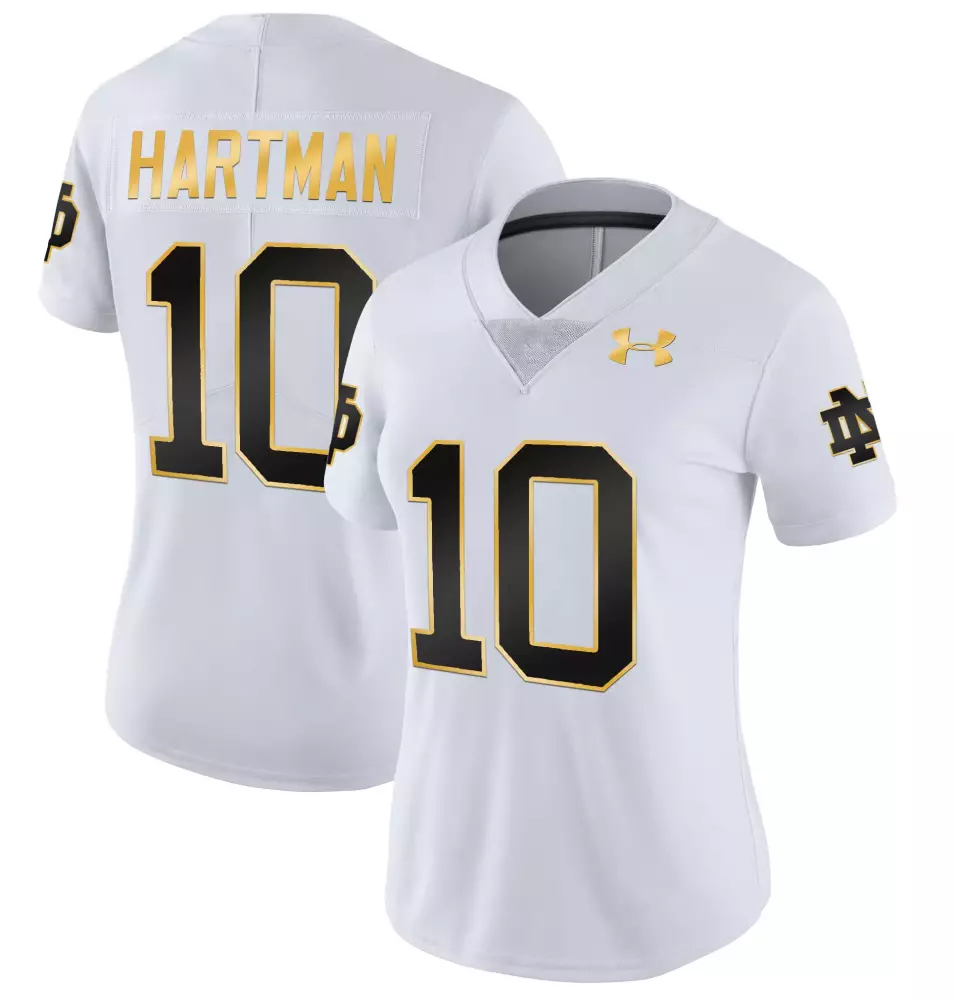 women s notre dame fighting irish green vapor limited jersey bertrand 27 all stitched