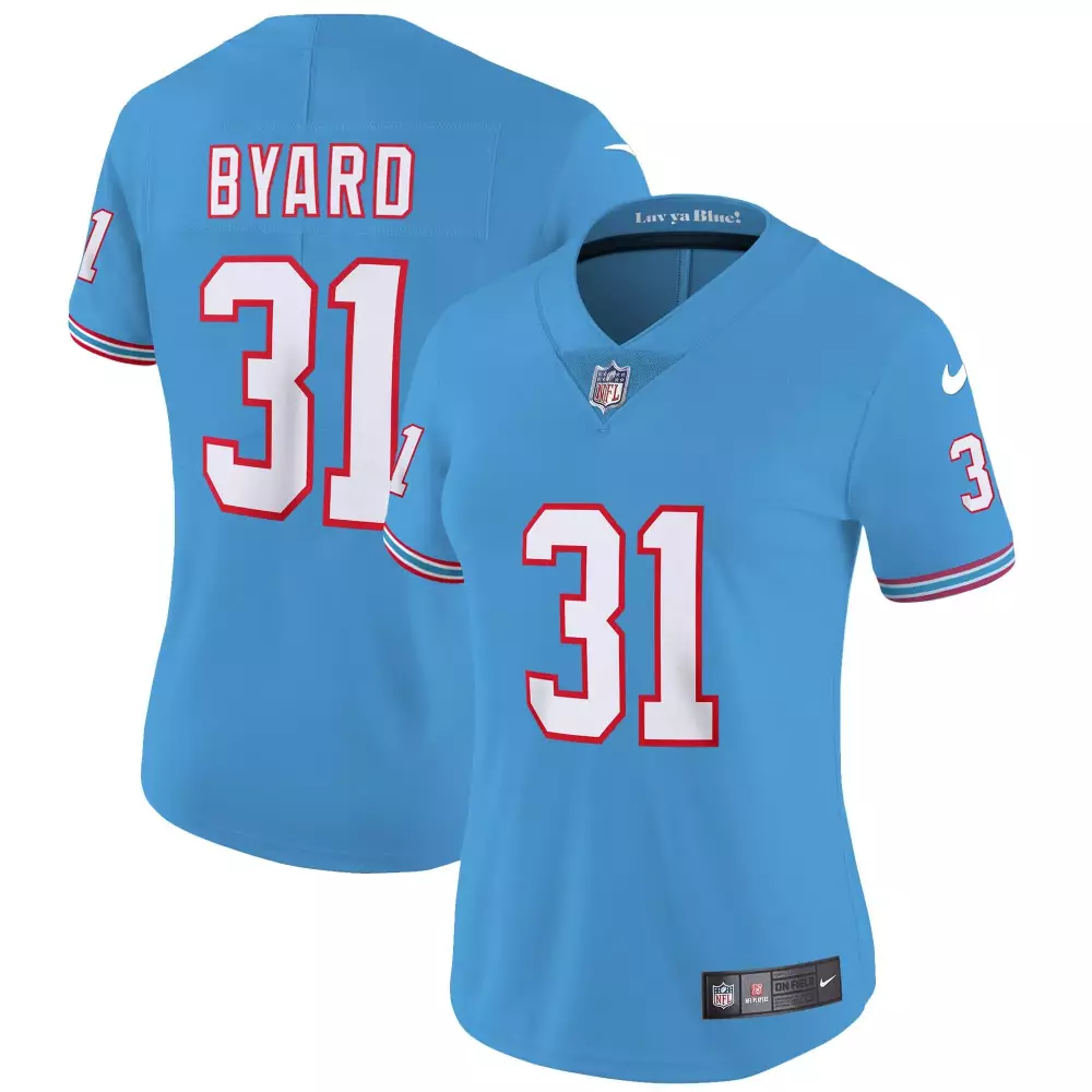 Women’s Titans Byard 31 Limited Vapor Jersey | Light Blue | All Stitched 2023 | For Wom