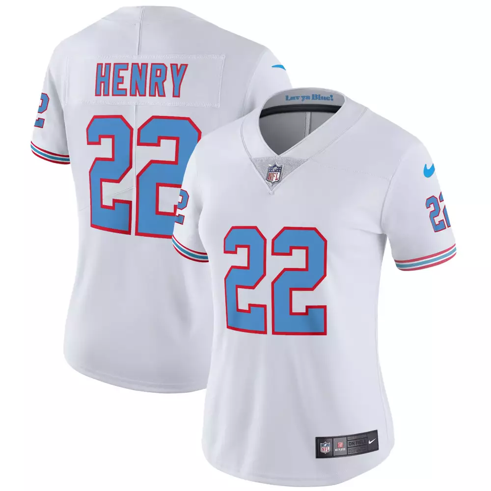 women s white derrick henry 22 tennessee titans limited all stitched vapor jersey