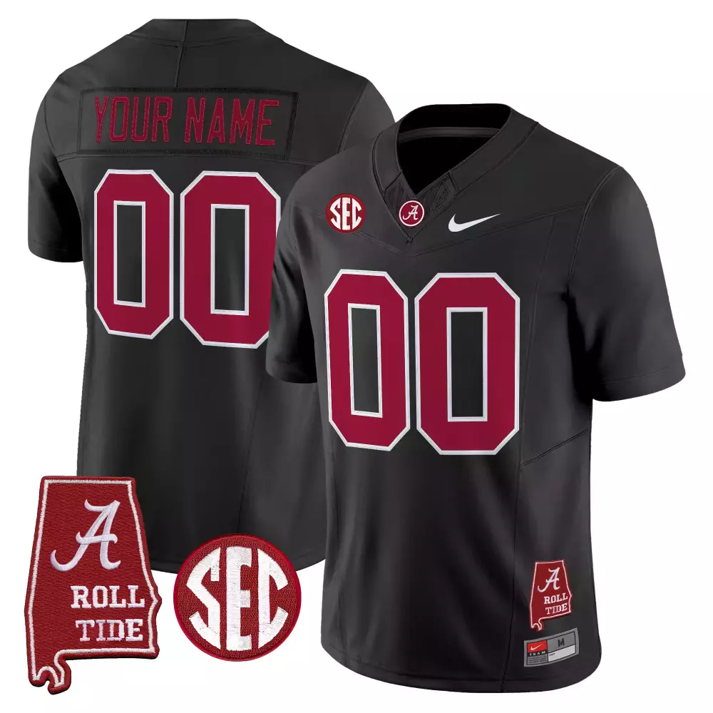 Alabama Crimson Tide 2024 Vapor Limited Jersey | Black Stitched Fan Gear | Perfect for Game Day | For Men, Women & Youth