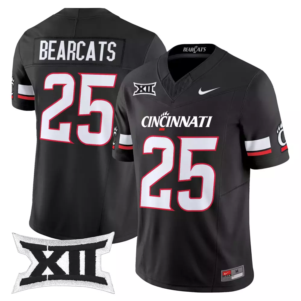 Cincinnati Bearcats White Jersey with Custom Name & Number | NCAA Football Fan Gear | For Men, Women & Youth
