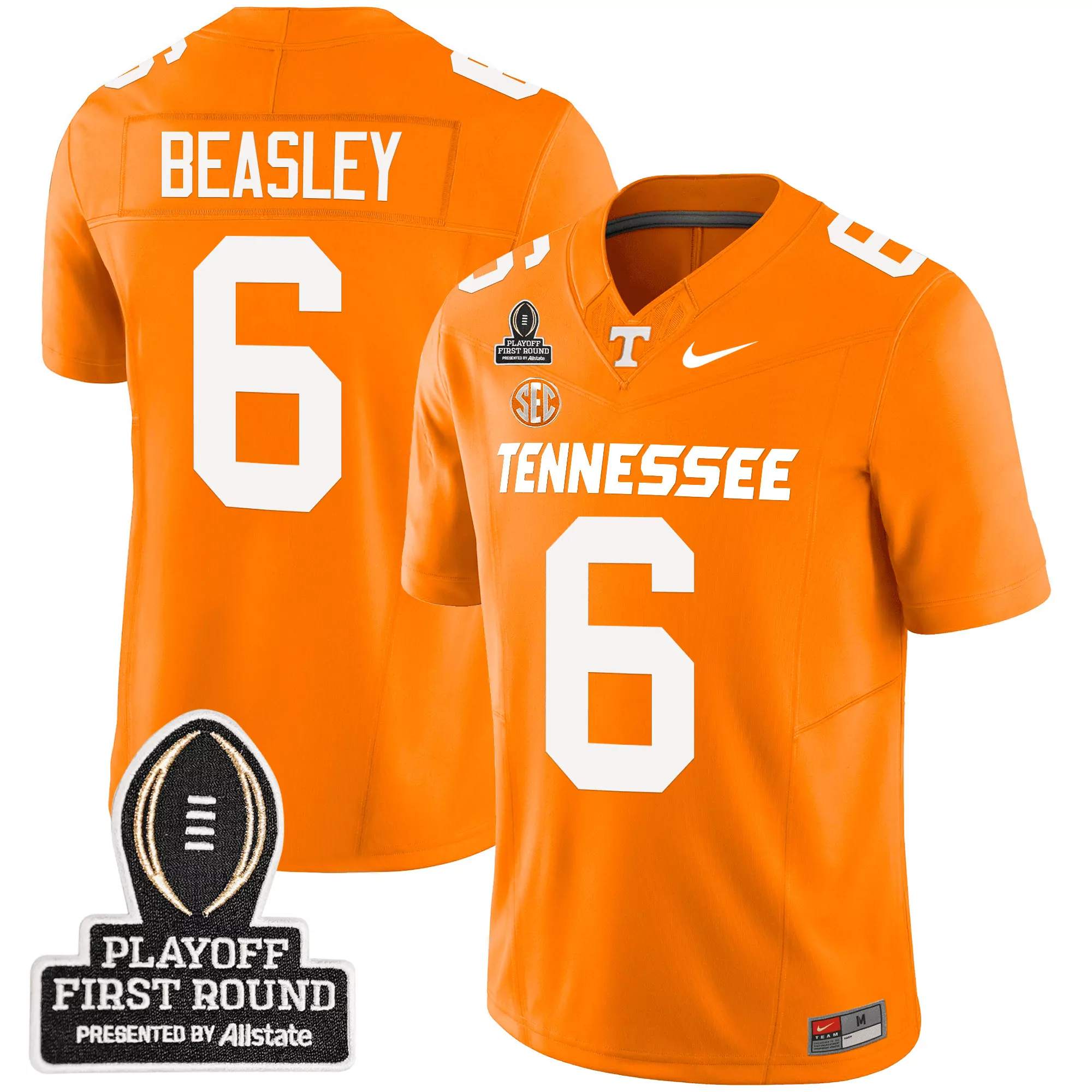 Aguilar 6 Men'S Stitched Jersey Tennessee Volunteers Blue Sec Patch 2023