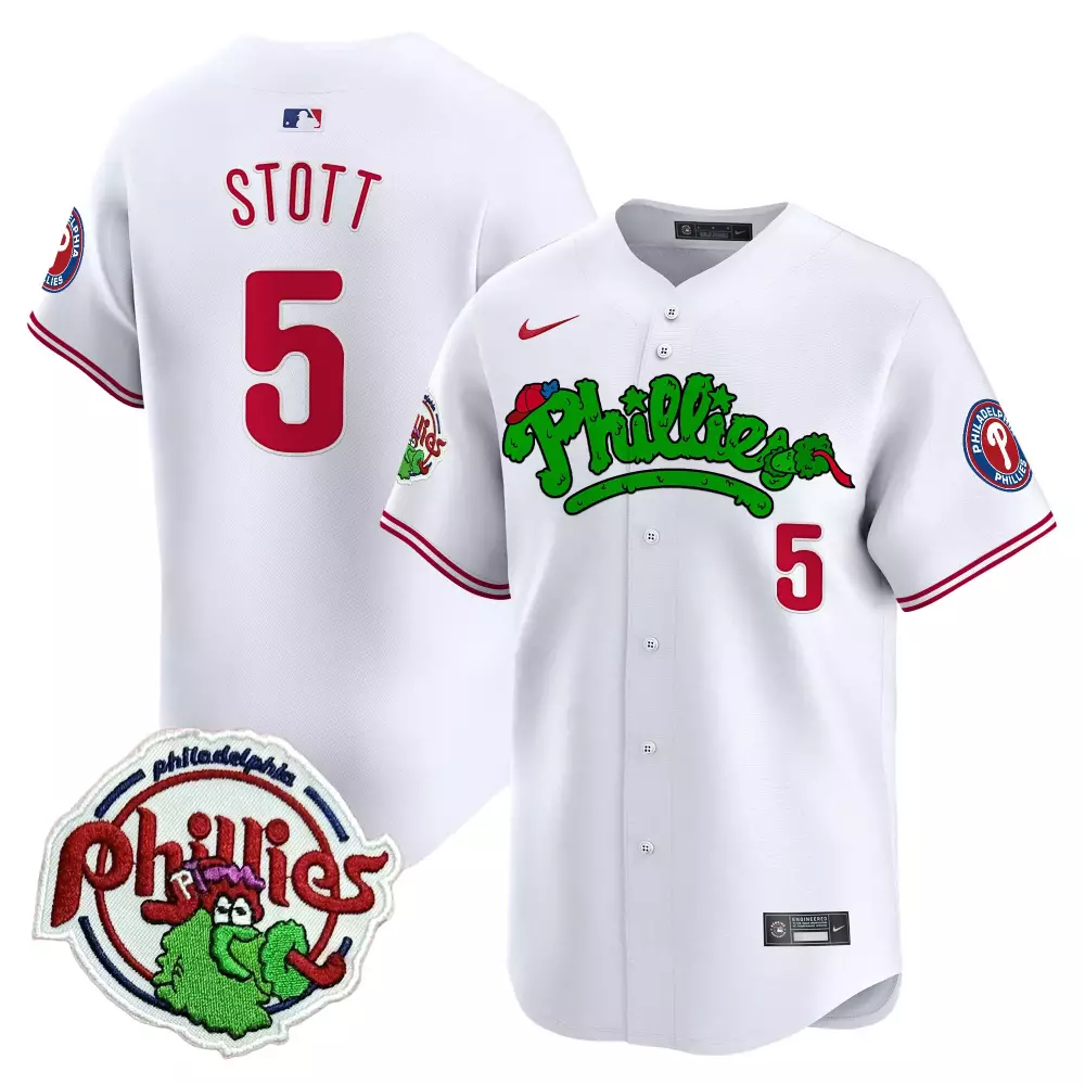 bryson stott 5 philadelphia phillies red cheesesteak all stitched vapor limited jersey