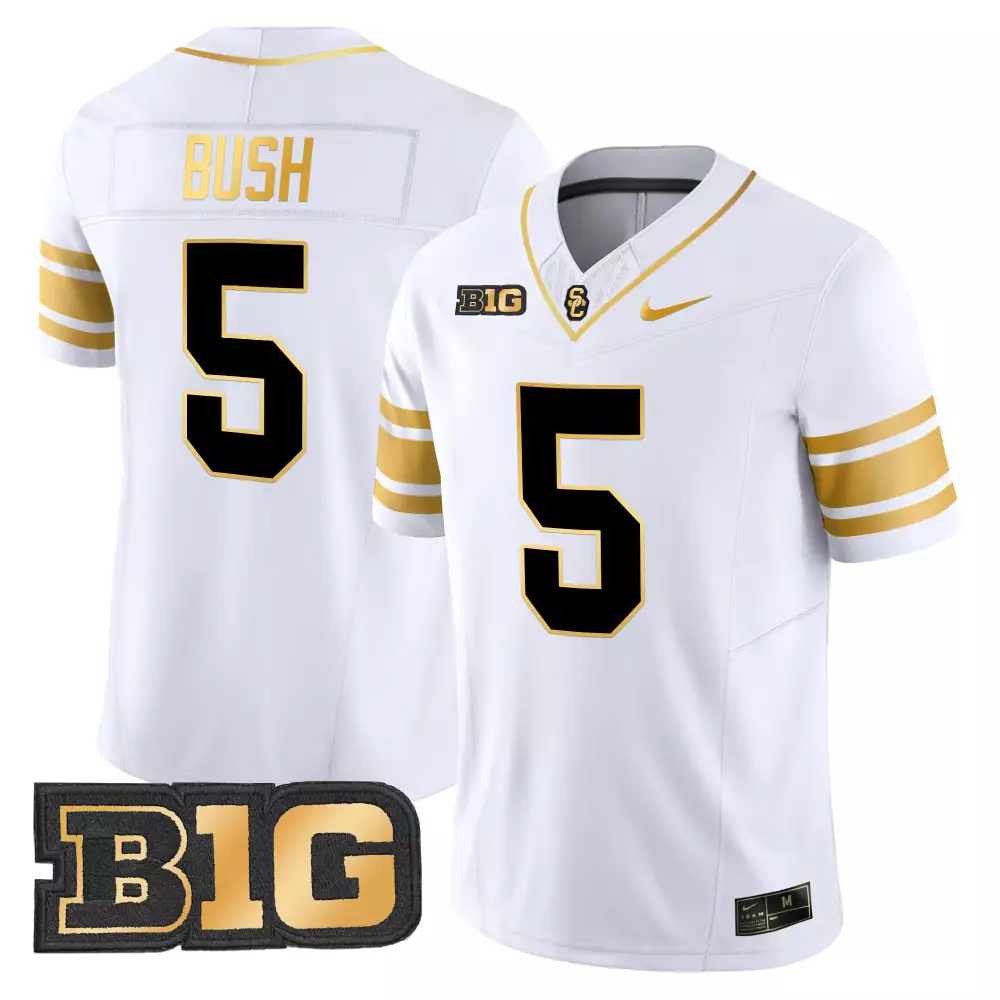 Jackson 21 USC Trojans Maroon Vapor Jersey | All Stitched B1G Patch | 2025 Fan Gear for Men, Women & Youth