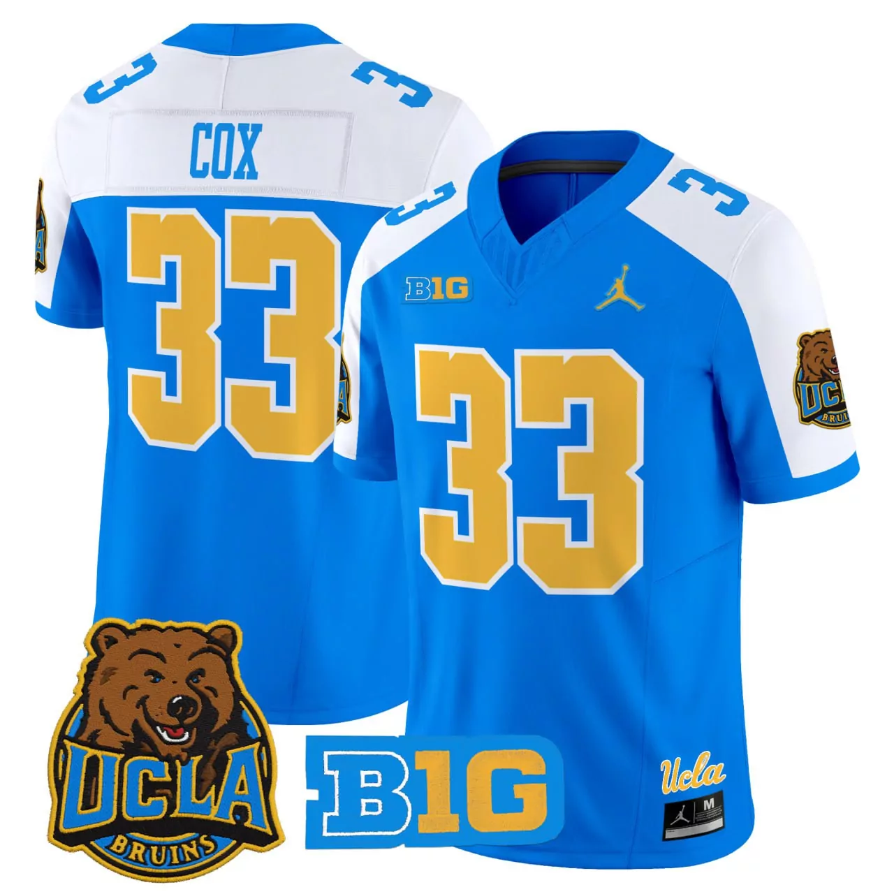 cj bott 25 women s ucla bruins blue vapor jersey 2025 college world series embroidered patch