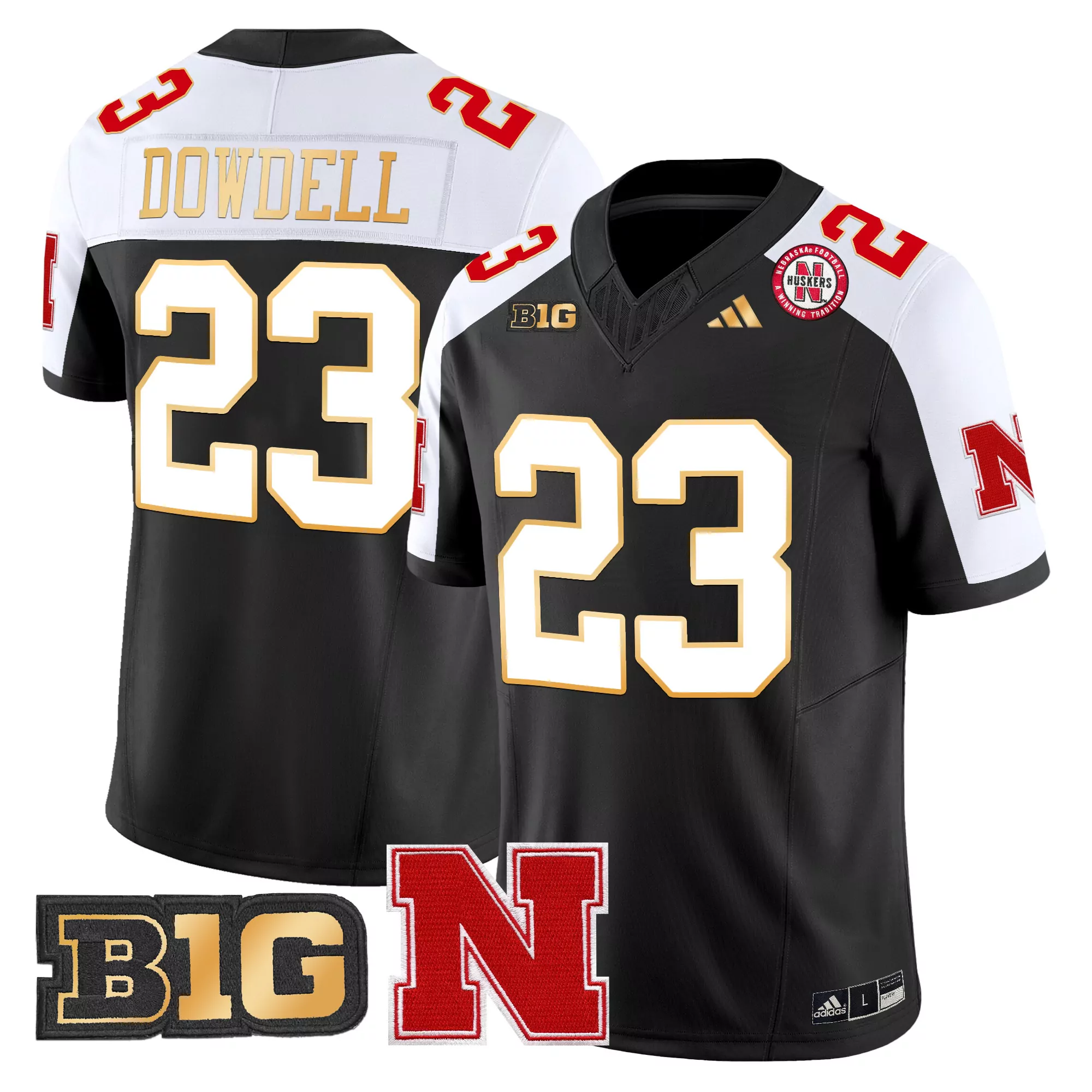 2025 nebraska cornhuskers women s red vapor jersey back 2 back champions patch