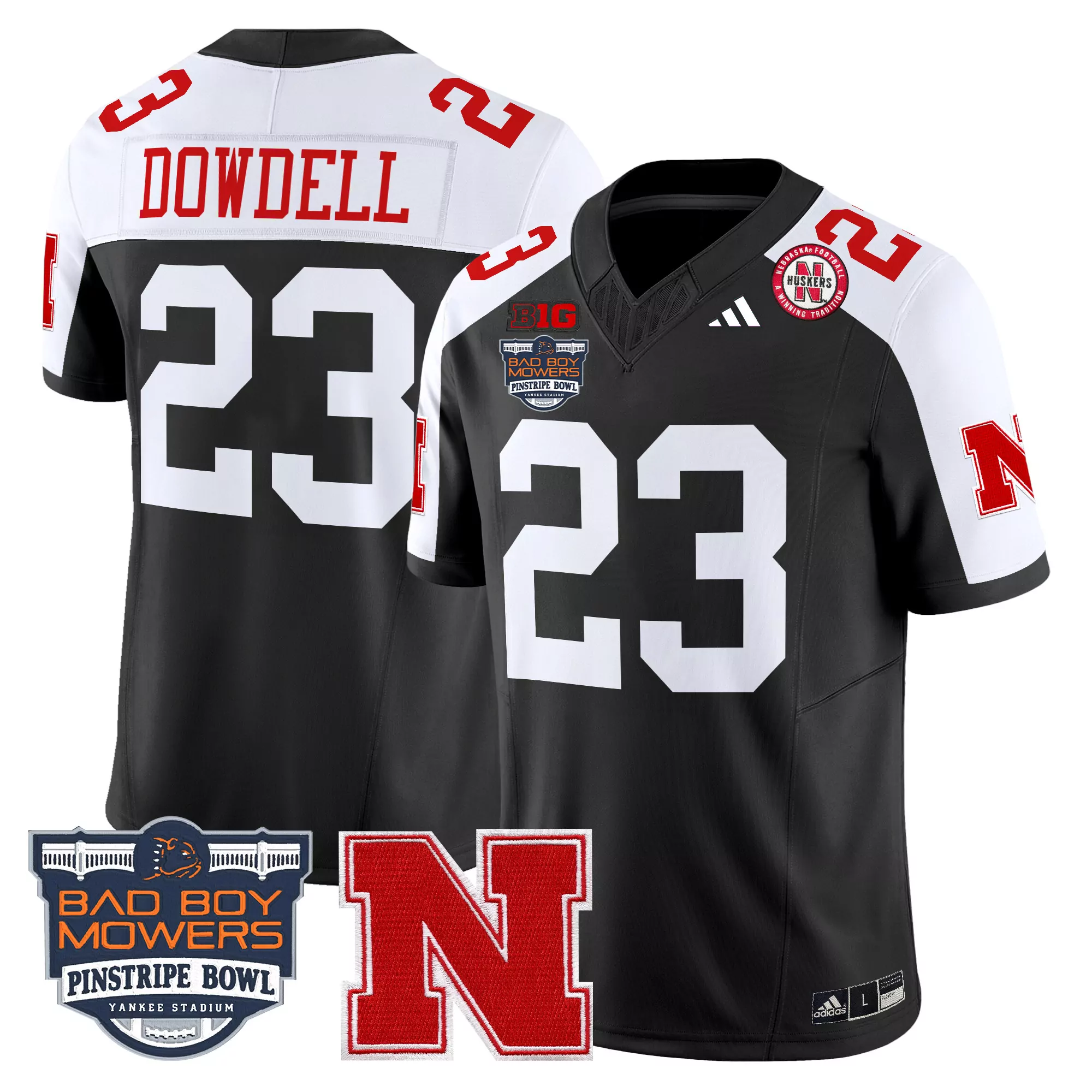 2025 nebraska cornhuskers women s red vapor jersey back 2 back champions patch