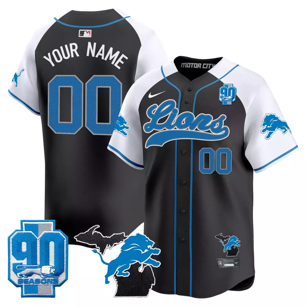 Detroit Lions Preschool Jersey | Aidan Hutchinson Blue Player Game Outfit | For Men, Women & Youth